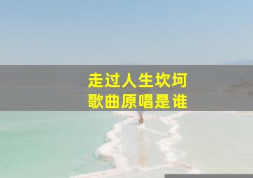 走过人生坎坷歌曲原唱是谁