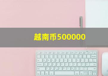 越南币500000