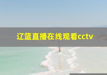 辽篮直播在线观看cctv