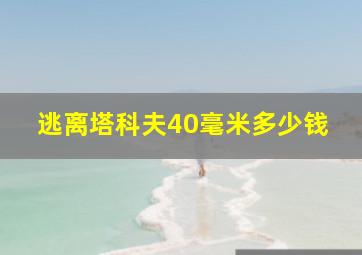 逃离塔科夫40毫米多少钱