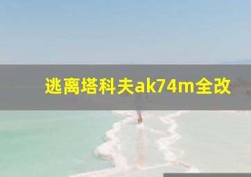 逃离塔科夫ak74m全改