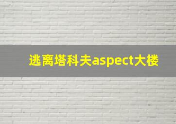 逃离塔科夫aspect大楼