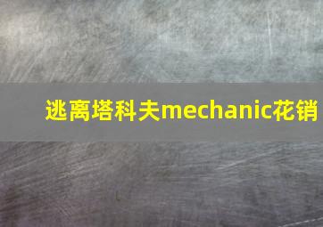 逃离塔科夫mechanic花销