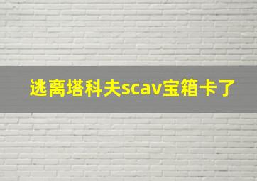 逃离塔科夫scav宝箱卡了