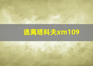 逃离塔科夫xm109