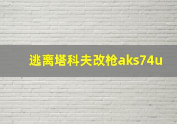 逃离塔科夫改枪aks74u