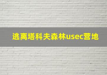 逃离塔科夫森林usec营地