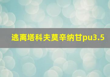 逃离塔科夫莫辛纳甘pu3.5