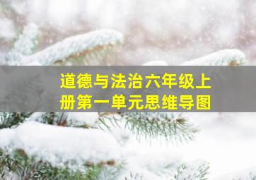 道德与法治六年级上册第一单元思维导图