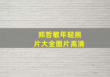 郑哲敏年轻照片大全图片高清