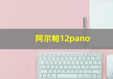 阿尔帕12pano