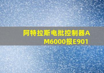 阿特拉斯电批控制器AM6000报E901