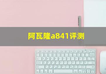 阿瓦隆a841评测