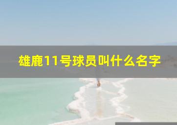 雄鹿11号球员叫什么名字