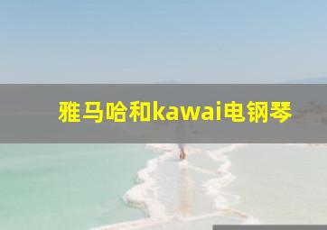 雅马哈和kawai电钢琴