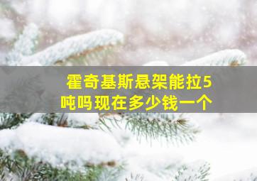 霍奇基斯悬架能拉5吨吗现在多少钱一个