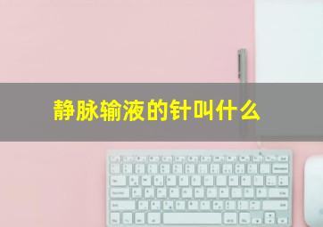 静脉输液的针叫什么