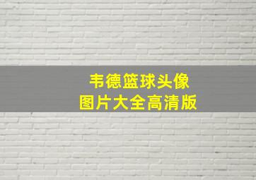 韦德篮球头像图片大全高清版