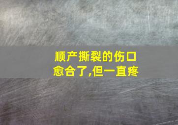 顺产撕裂的伤口愈合了,但一直疼