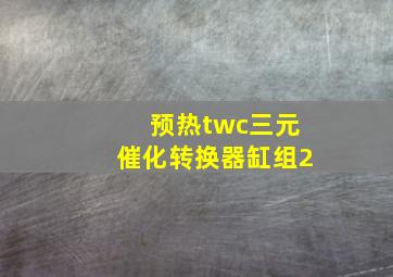 预热twc三元催化转换器缸组2