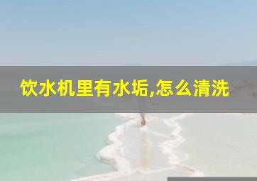 饮水机里有水垢,怎么清洗