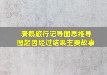 骑鹅旅行记导图思维导图起因经过结果主要故事