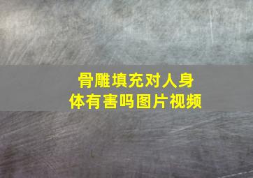 骨雕填充对人身体有害吗图片视频