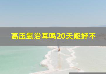 高压氧治耳鸣20天能好不