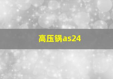 高压锅as24