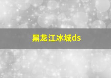 黑龙江冰城ds