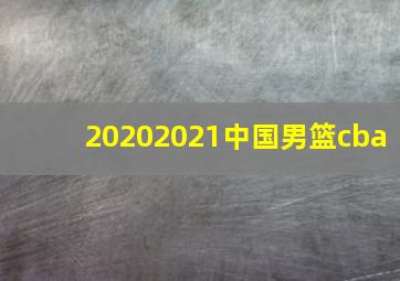 20202021中国男篮cba