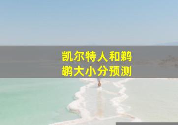 凯尔特人和鹈鹕大小分预测