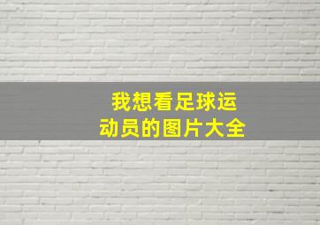 我想看足球运动员的图片大全