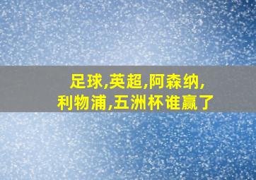 足球,英超,阿森纳,利物浦,五洲杯谁赢了